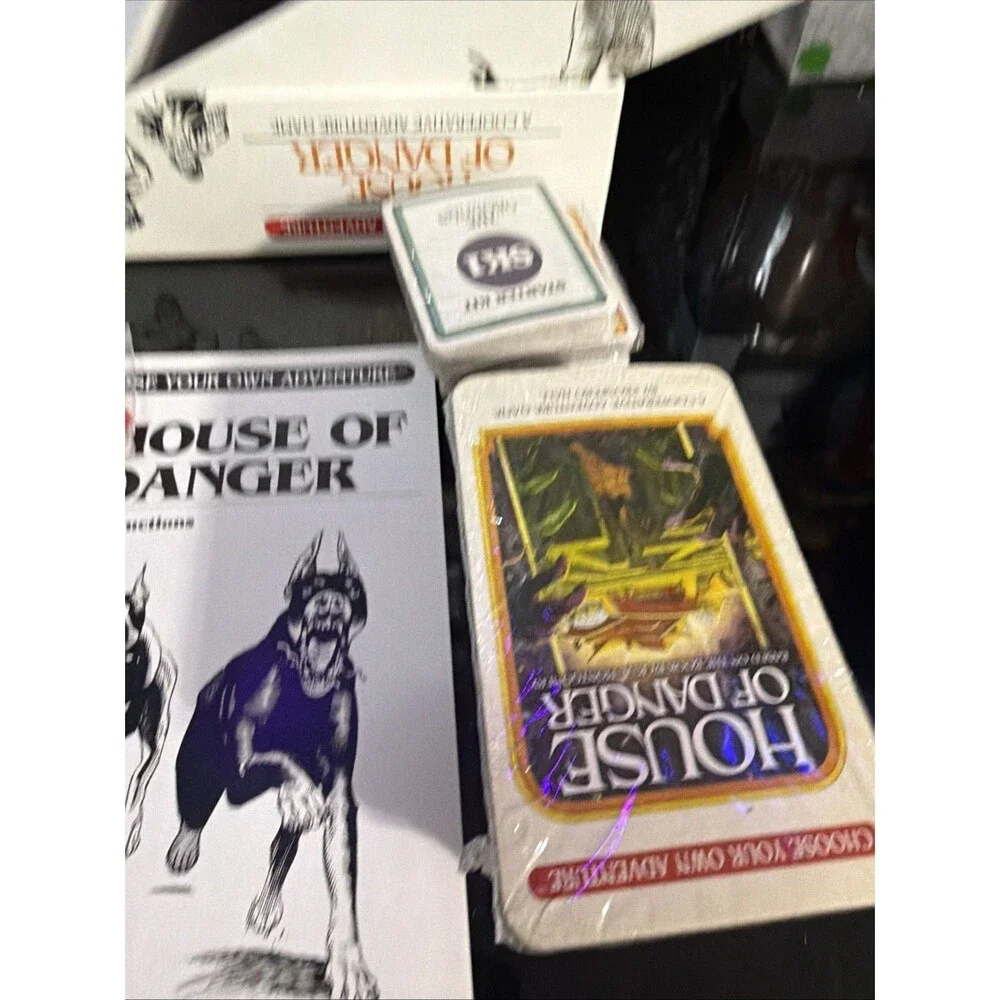 Choose Your Own Adventure House of Danger Board Game Z-Man Cards Sealed